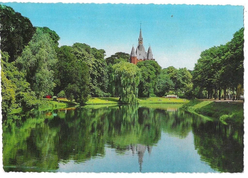 AK Zwolle - Potgietersingel met Sassenpoort, Verzenden, 1960 tot 1980, Ongelopen, Overijssel