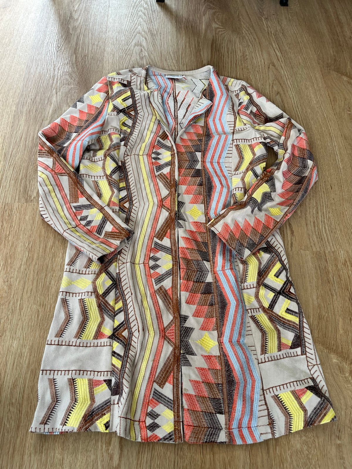 Zgan boho chic jas van Hart by Helena Hart mt S, Ophalen of Verzenden, Zo goed als nieuw, Maat 36 (S), Meerkleurig