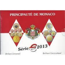 BU set Monaco 2013 - 1 cent t/m 2 euro + 2 euro CC - Blister, Postzegels en Munten, Munten | Europa | Euromunten, Verzenden, Monaco