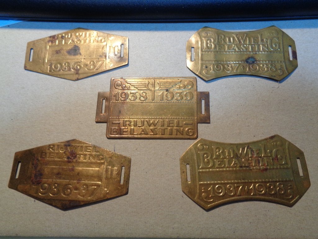 fietsen plaatjes kope 1936  r, Ophalen, Gebruikt