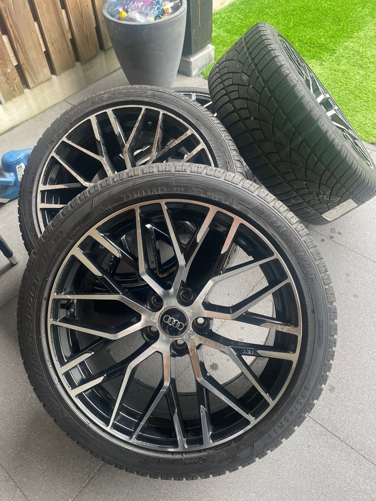 19 Inch 5x112 Velgen+Winterbanden oa:Audi+Mercedes+Bmw+Mini+, Auto-onderdelen, Banden en Velgen, Gebruikt, Banden en Velgen, Winterbanden