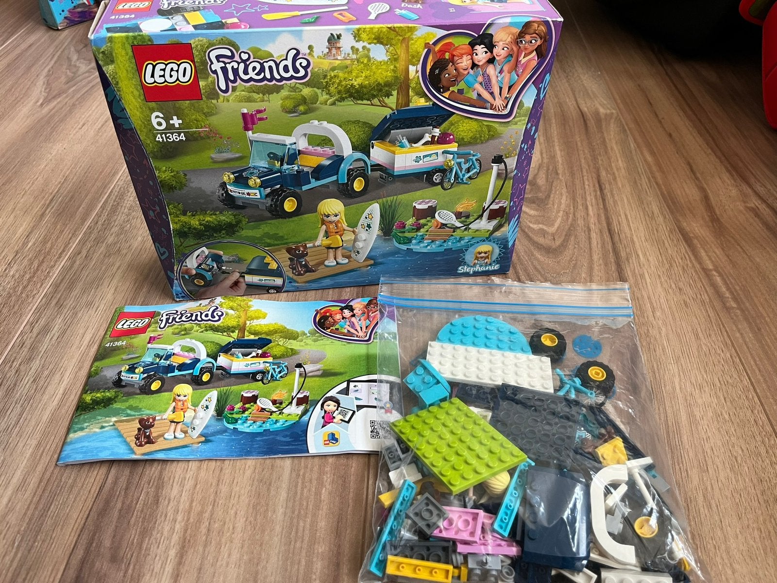 Lego friends 41364 Stephanie's buggy en aanhanger compleet, Ophalen of Verzenden, Zo goed als nieuw