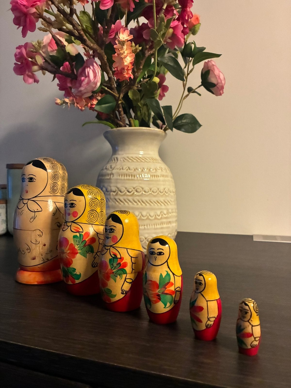 Matroesjka 6 delig USSR Sovjet Unie versie!, Antiek en Kunst, Ophalen of Verzenden