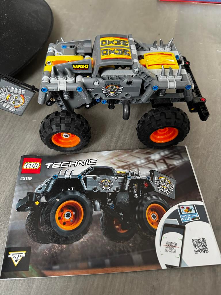 Lego Technic 42119 Monster Jam Max-D, Gebruikt, Lego, Ophalen of Verzenden, Technic
