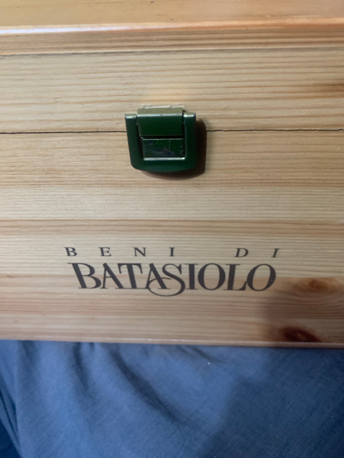 Houten wijnkist 'Beni di Batasiolo' - Zo goed als nieuw, Ophalen of Verzenden, Zo goed als nieuw, Minder dan 5 flessen, 5 – 50