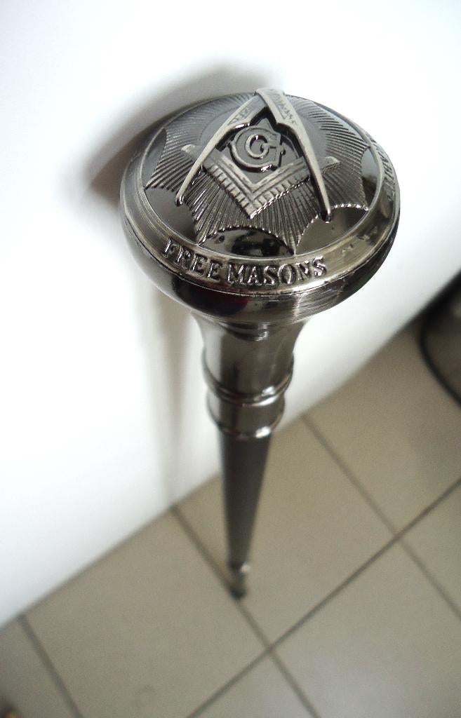 Wandelstok Vrijmetselaars oud Zilver 😍🎁💑👌, Ophalen of Verzenden, Verstelbaar, Nieuw