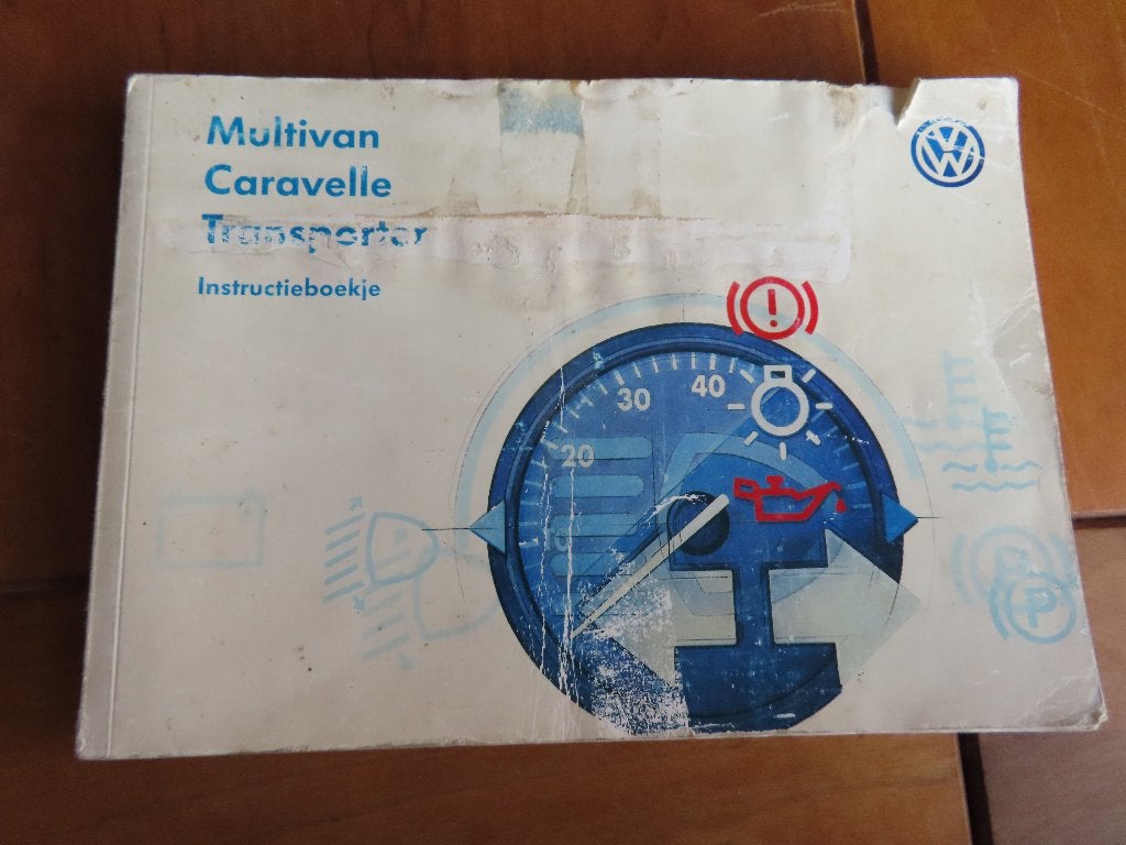 instructieboek Volkswagen Transporter T4, VW Caravelle 1997, Ophalen of Verzenden