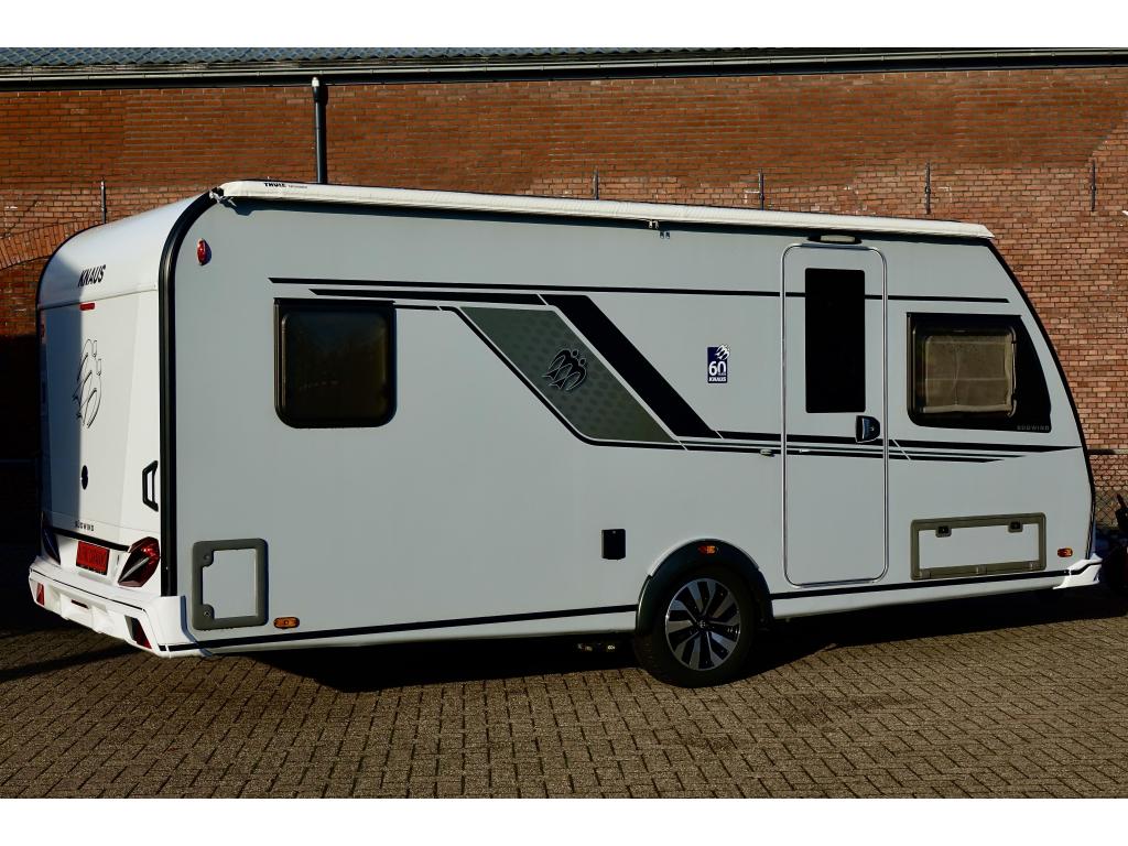 Knaus Sudwind 60Years 500 UF 2022 Luifel Mover Pano ALKO-ATC, Caravans en Kamperen, Rondzit, Dwarsbed, 5 tot 6 meter, Knaus