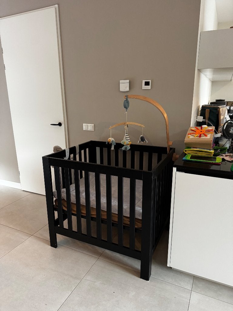 Box inclusief boxmatras, boxkleed en boxmobiel, Kinderen en Baby's, Ophalen, Gebruikt, Rechthoekig, Boxkleed
