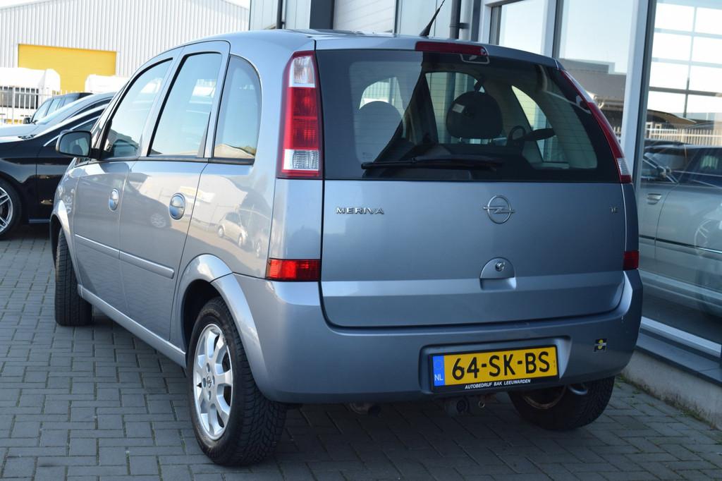Opel Meriva 1.6-16V Enjoy | Inruilkoopje | APK 5-2027, Voorwielaandrijving, Gebruikt, Zwart, 4 cilinders