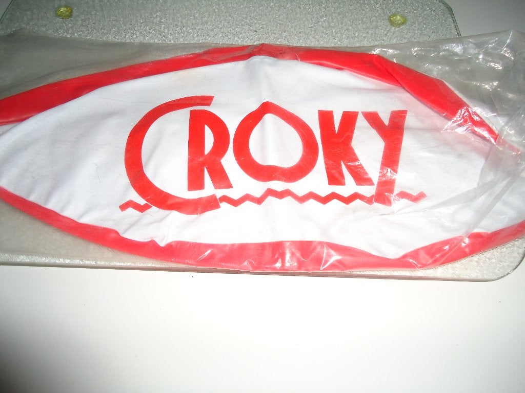 opblaasbal van croky rood/wit , nieuw, Ophalen of Verzenden, Nieuw, Gebruiksvoorwerp