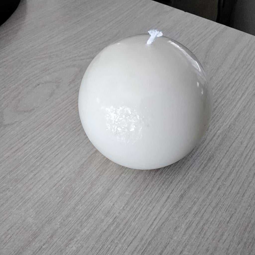 Bol kaars van de hema., Overige materialen, Ophalen of Verzenden, Zo goed als nieuw, Kaars