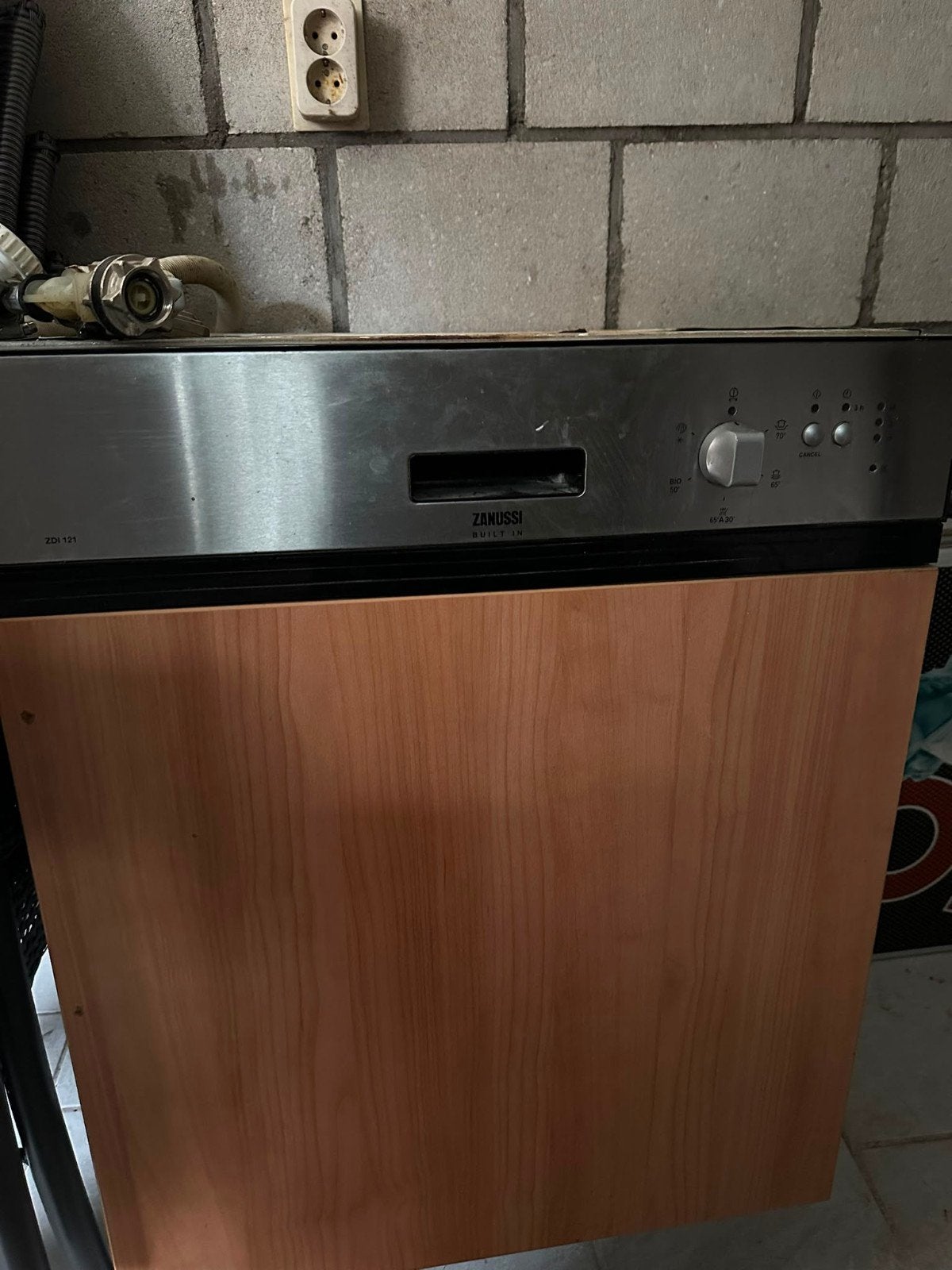 Zanussi Inbouw Vaatwasser - Werkt niet, Witgoed en Apparatuur, Ophalen, Gebruikt, 60 cm of meer, Inbouw
