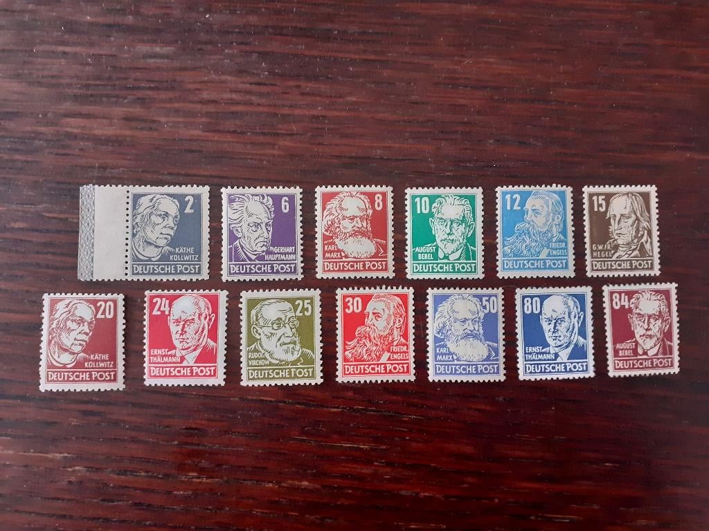 Russ. zone, mi 212 e.v., bieden vanaf € 3,00, Verzenden, Overige periodes, Postfris