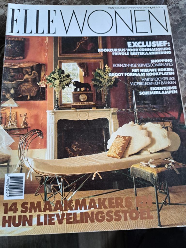 Elle Wonen Magazine - December 1994/Januari 1995, Boeken, Tijdschriften en Kranten, Ophalen of Verzenden, Gelezen, Overige typen