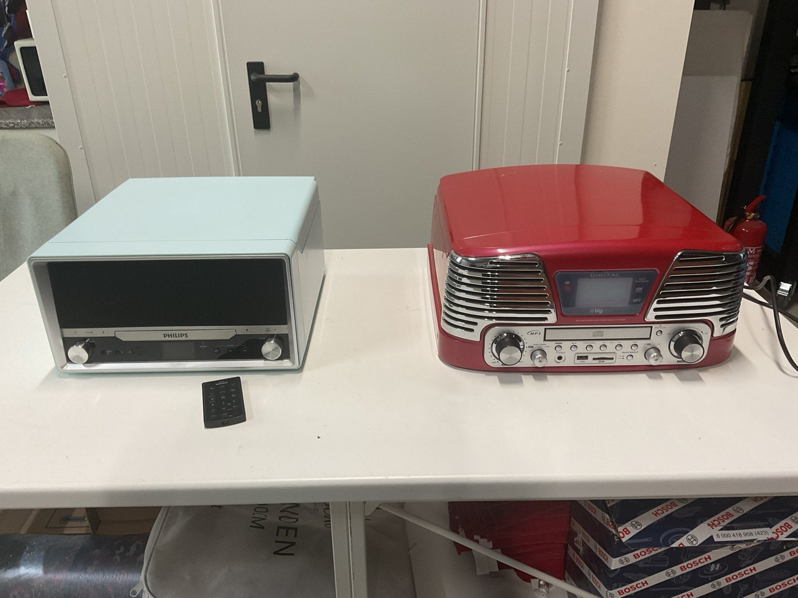 2 platenspelers met cd lade die niet open gaan Philips bluet, Ophalen, Zo goed als nieuw, Philips