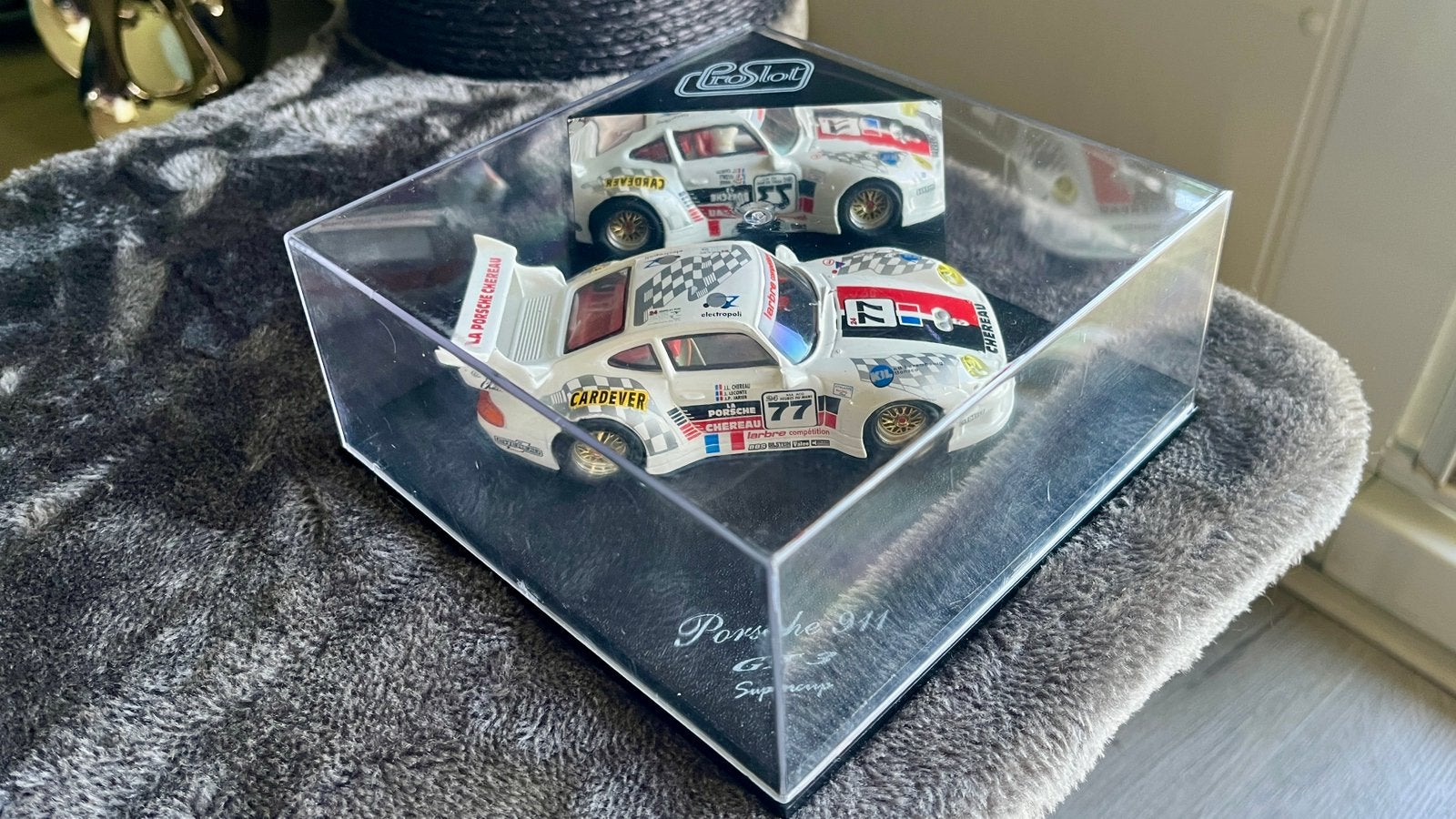 Proslot Porsche 911 GT2 Carrera chip, Ophalen of Verzenden, Gebruikt, Elektrisch, Carrera