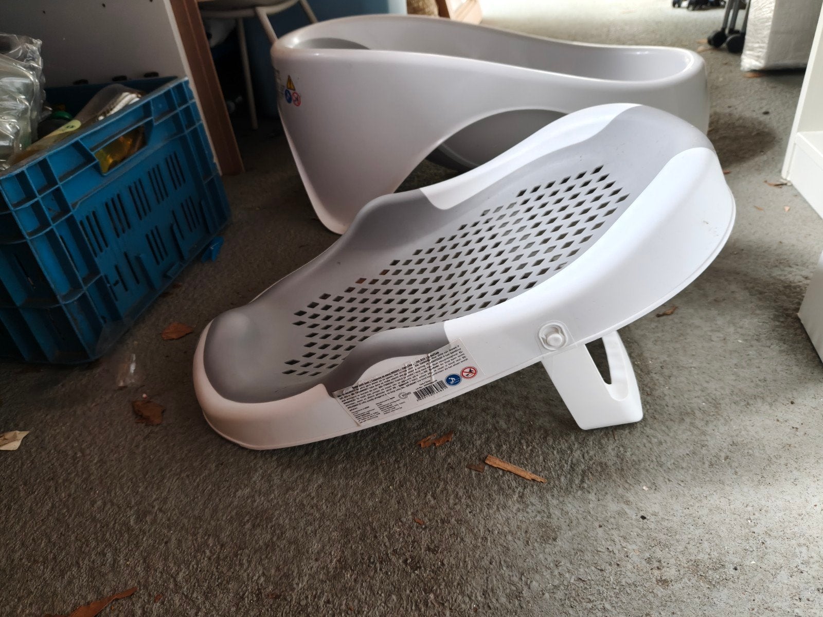 Inzetstuk voor babybadje - Comfortabel en veilig badderen, Kinderen en Baby's, Zo goed als nieuw, Badje, Standaard, Ophalen