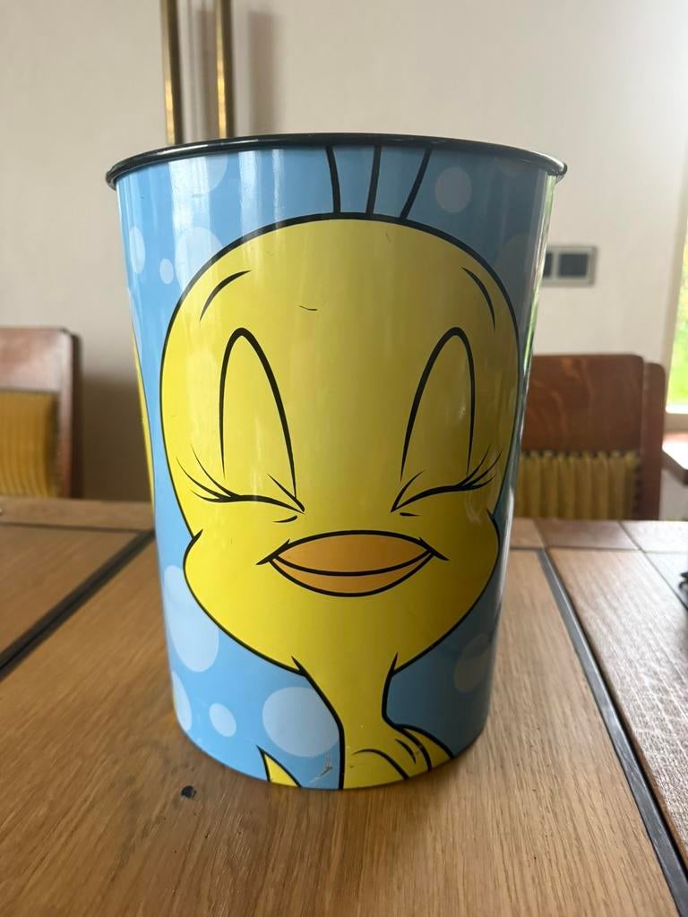 Tweety Vuilnisbak 1999, Ophalen of Verzenden, Looney Tunes, Gebruikt, Beeldje of Figuurtje