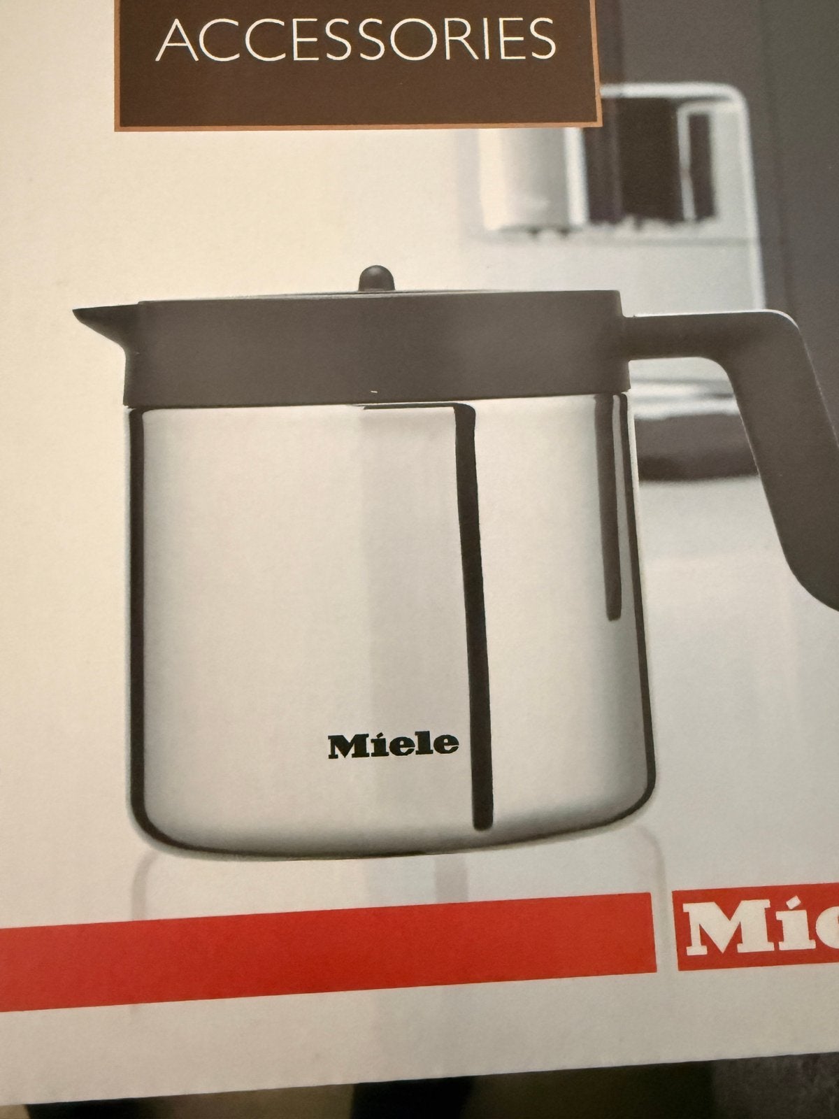 Miele Isoleerkan voor Koffiezetapparaat - Nieuw in doos, Ophalen, Nieuw, Miele, Koffiekan