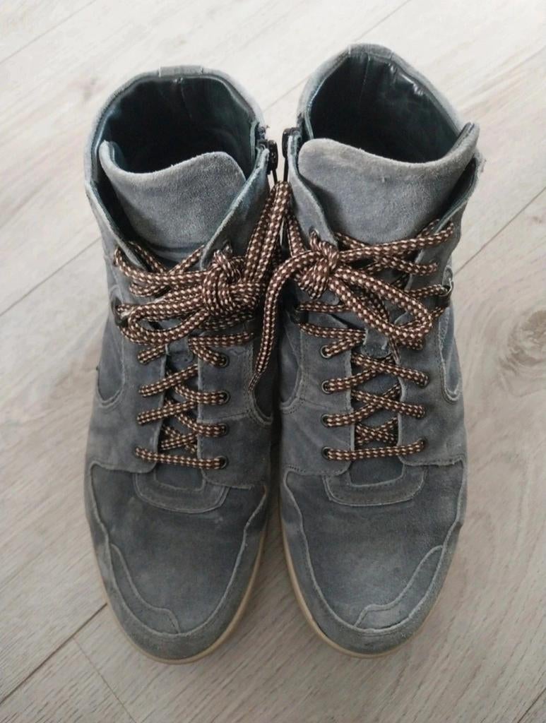 Durea suède sneakers - Maat 38,5, Durea, Nieuw, Grijs, Wandelschoenen