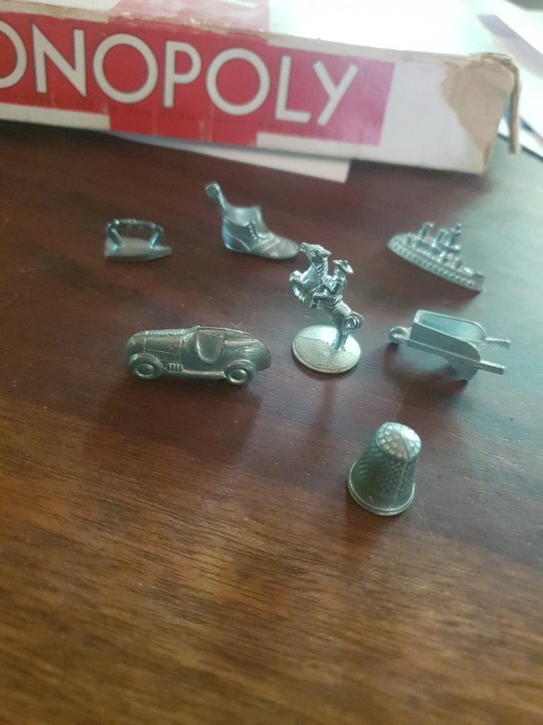 Monopoly 1968 USA edition, Ophalen of Verzenden, Gebruikt, Parker