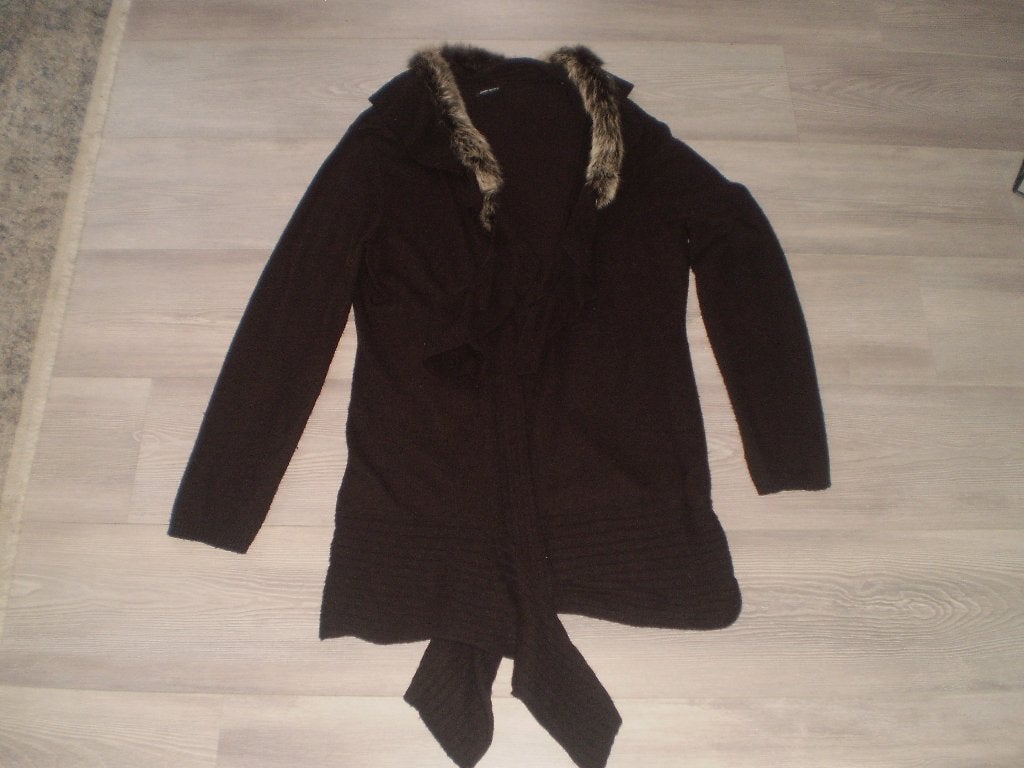 GERRY WEBER vest met wol maat 42, Bruin, Maat 42/44 (L), Ophalen of Verzenden, Gedragen