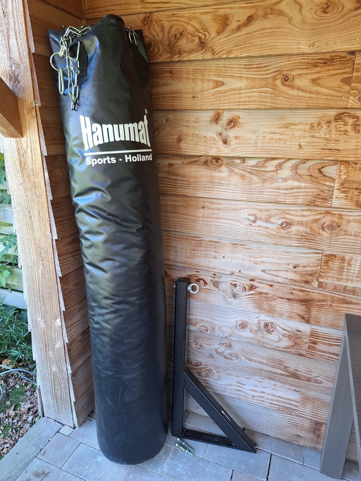 Hanumat Bokszak 180cm met wandbeugel, Ophalen, Gebruikt, Bokszak
