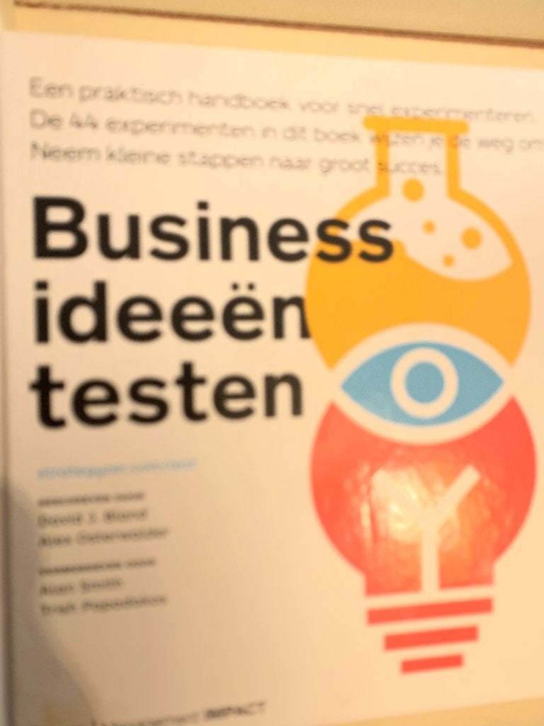 Businessideen testen 9789462763838, Boeken, David J. Bland, Alex Osterwalder, Zo goed als nieuw, Beta, HBO