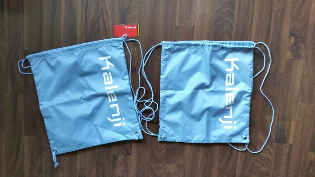 Kalenji rugtasjes lichtblauw 2 stuks    NIEUW, Ophalen of Verzenden, Nieuw