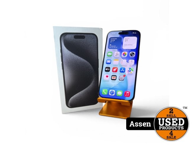 Apple iPhone 15 Pro 128GB | Accu 88% | Nette Staat, Apple, Zo goed als nieuw, Support@apple.com, One Apple Park Way
Cupertino, CA 95014
United States