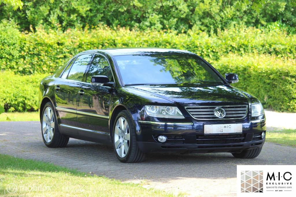 Volkswagen Phaeton 6.0 W12 | topstaat! | In/ruil welkom!, Automaat, 12 cilinders, Blauw, Traction-control