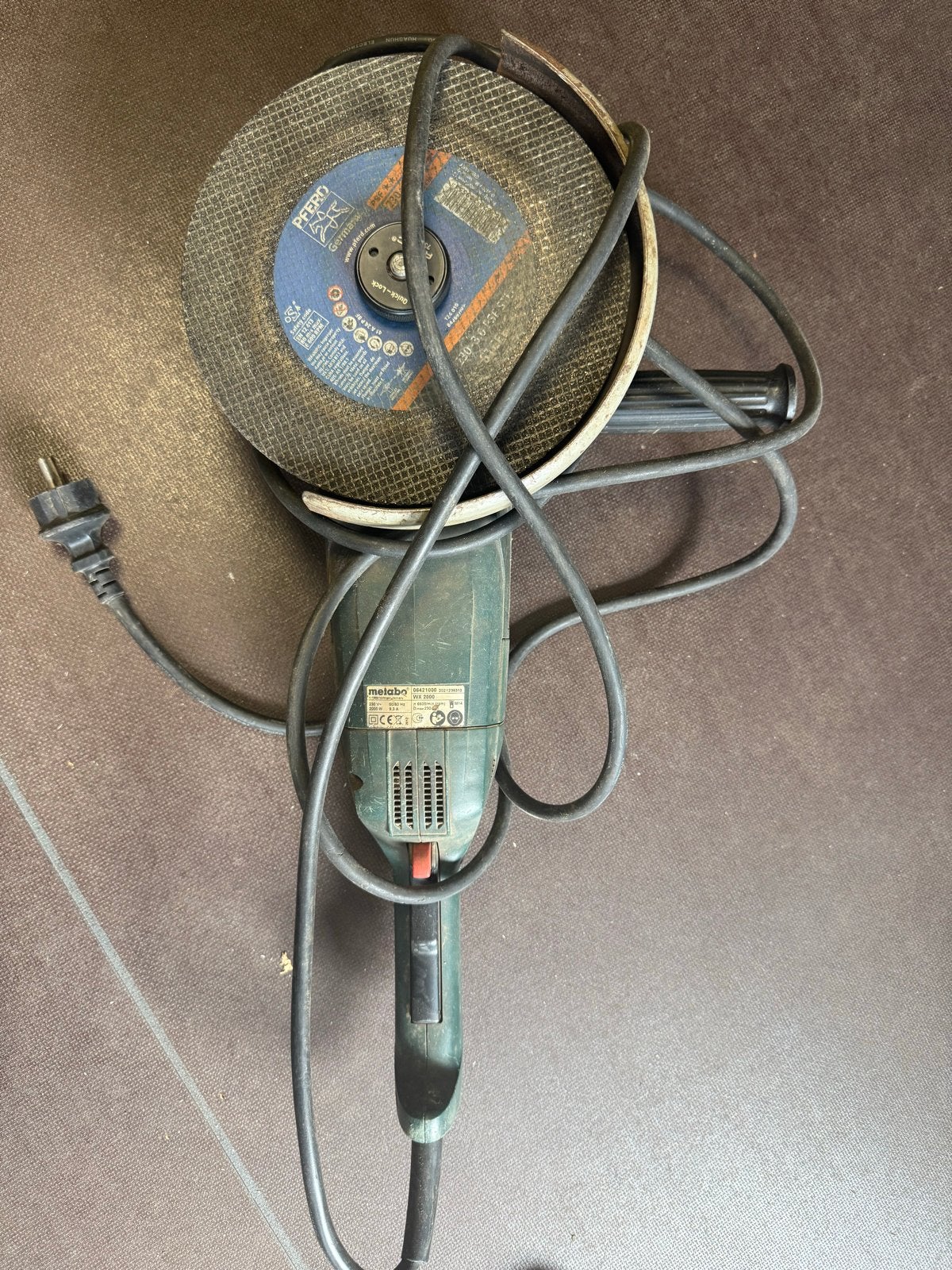 Metabo slijptol - 2000W, 230mm slijpschijf, professioneel, Doe-het-zelf en Verbouw, Gereedschap | Slijpmachines, Ophalen of Verzenden
