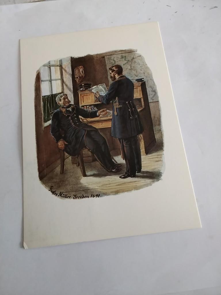 POSTMUSEUM KARTE /AQUARELL G. MULLER, Ophalen of Verzenden