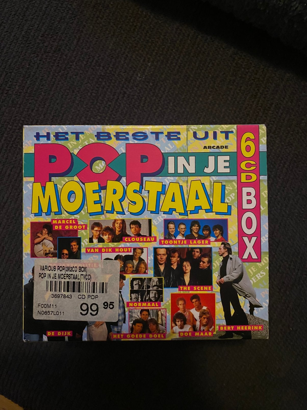 Pop in je moerstaal compleet (6 cd’s) box, Ophalen of Verzenden, Gebruikt, Overige genres