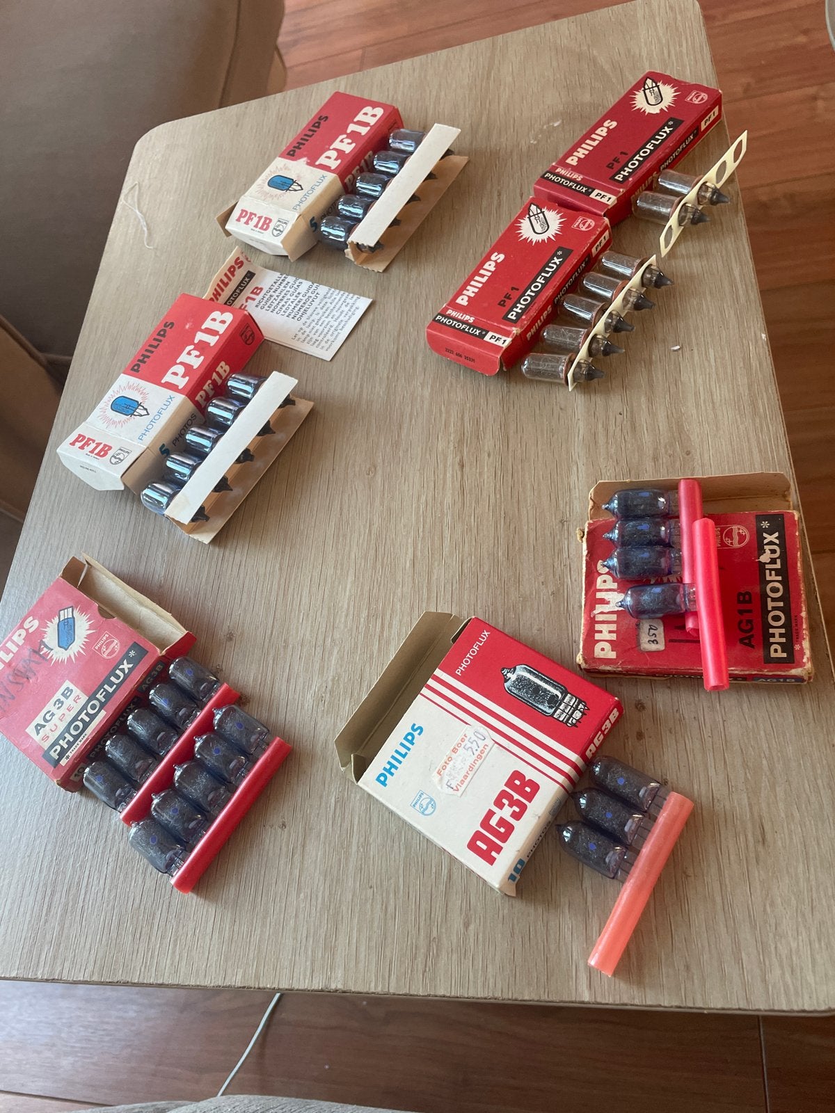 Philips Photoflux flitslampen - 34 stuks in 1 koop, Flitser, Ophalen of Verzenden, Nieuw