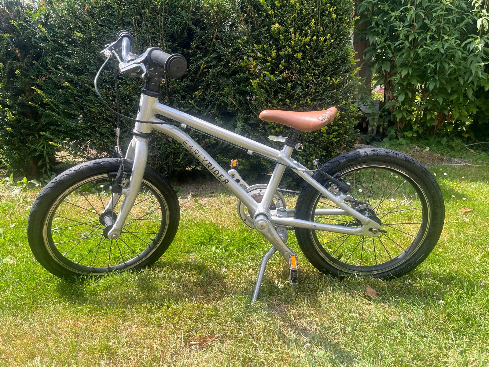 Early Rider kinderfiets belt 16 inch, Fietsen en Brommers, Fietsen | Kinderfietsjes, Ophalen, Gebruikt, Velgrem, 16 tot 20 inch