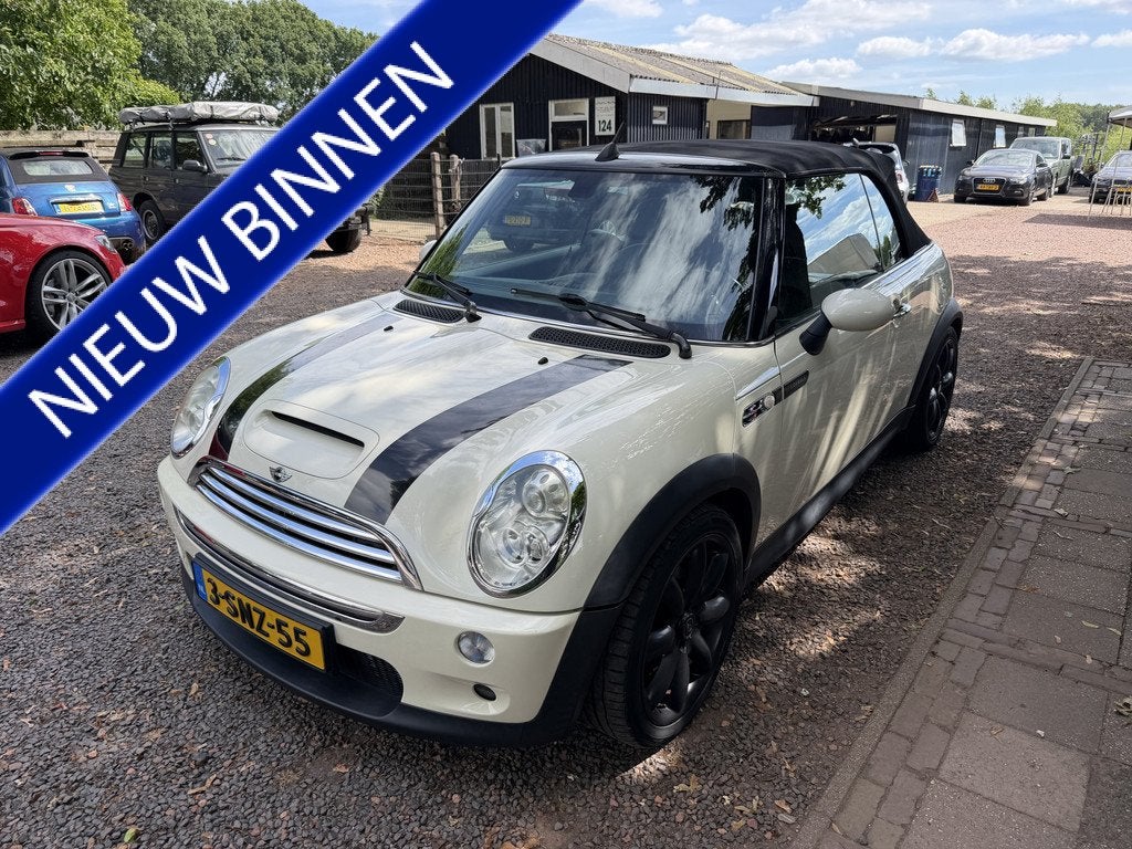 MINI Cabrio 1.6 Cooper S CABRIOLET|XENON|LEER|PDC (bj 2008), Auto's, Voorwielaandrijving, Gebruikt, 4 cilinders, Cabriolet
