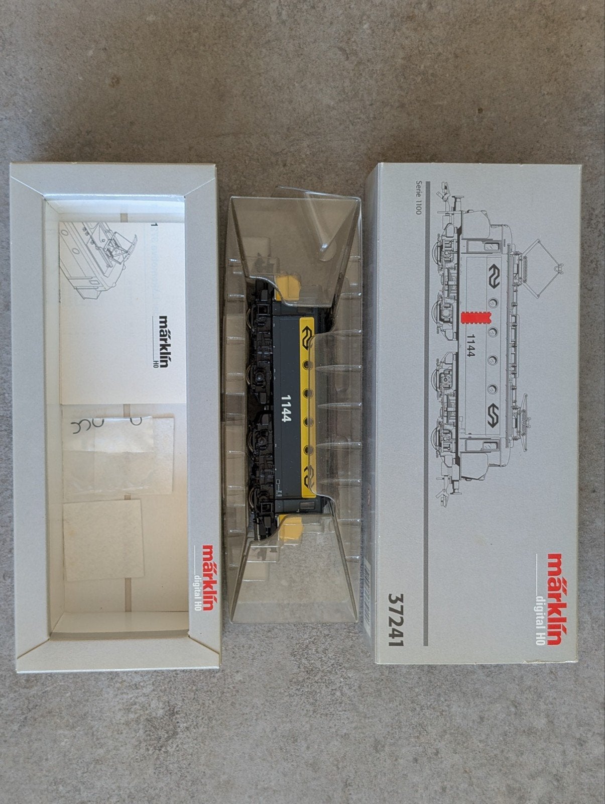Märklin H0 NS Locomotief 1144 Digitaal (37241), Wisselstroom, Locomotief, Ophalen of Verzenden, Märklin