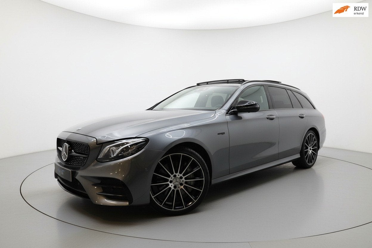 Mercedes-Benz E-klasse Estate AMG 43 4MATIC PANO WIDE BURM, Auto's, Automaat, Euro 6, Leder en Stof, 2996 cc