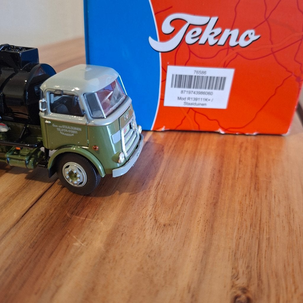 van STAALDUINEN MAASDIJK Tekno Stookolie Tankwagen -  nieuw, Hobby en Vrije tijd, Ophalen of Verzenden, Nieuw, Bus of Vrachtwagen