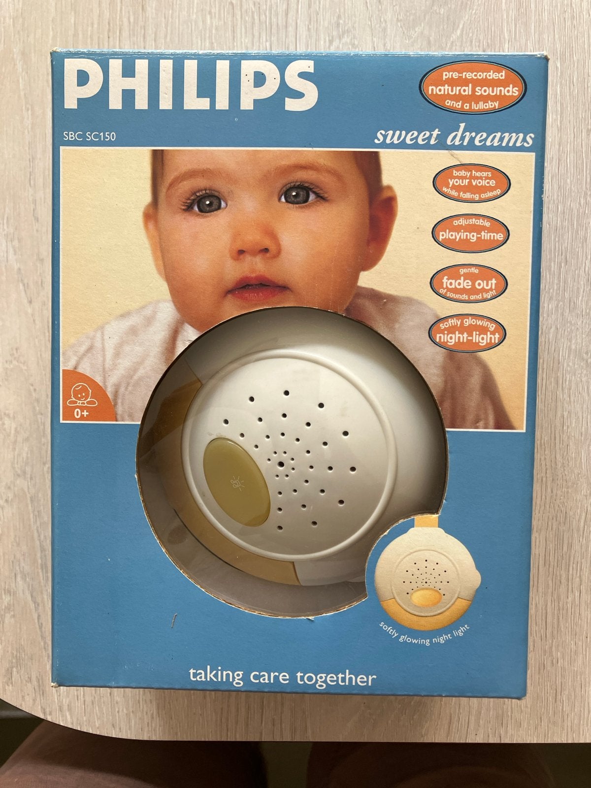Philips SBC SC150 Sweet Dreams Babyfoon met Nachtlampje, Ophalen of Verzenden, Nieuw, Minder dan 100 meter, Terugspreekfunctie