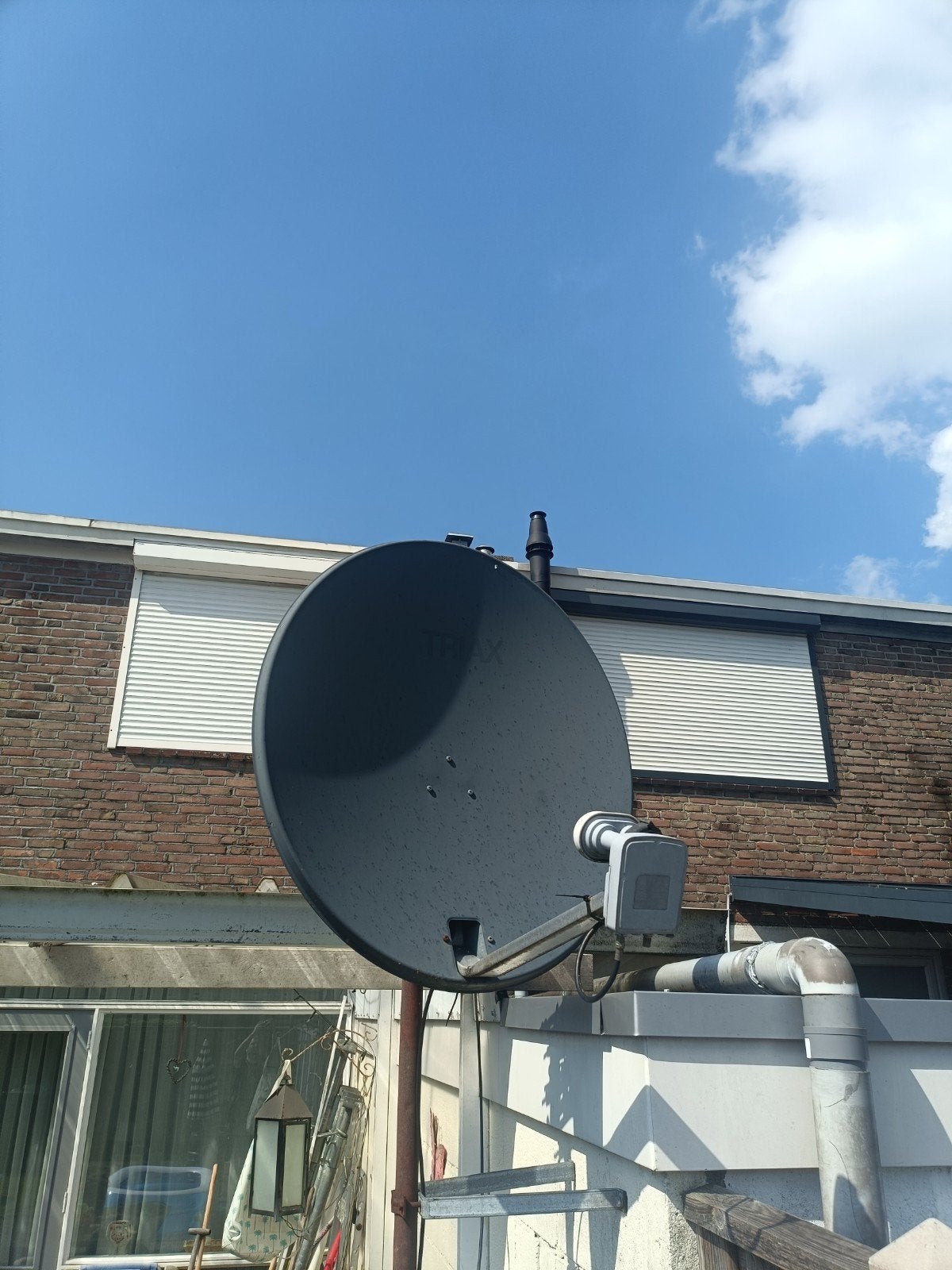satellietontvanger met schotel bubbel kop, Ophalen, Gebruikt, (Schotel)antenne-accessoires, Overige merken