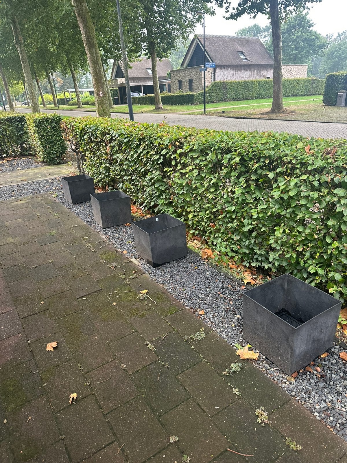 Bloembakken, Ophalen, Kunststof, Rond, Minder dan 40 cm