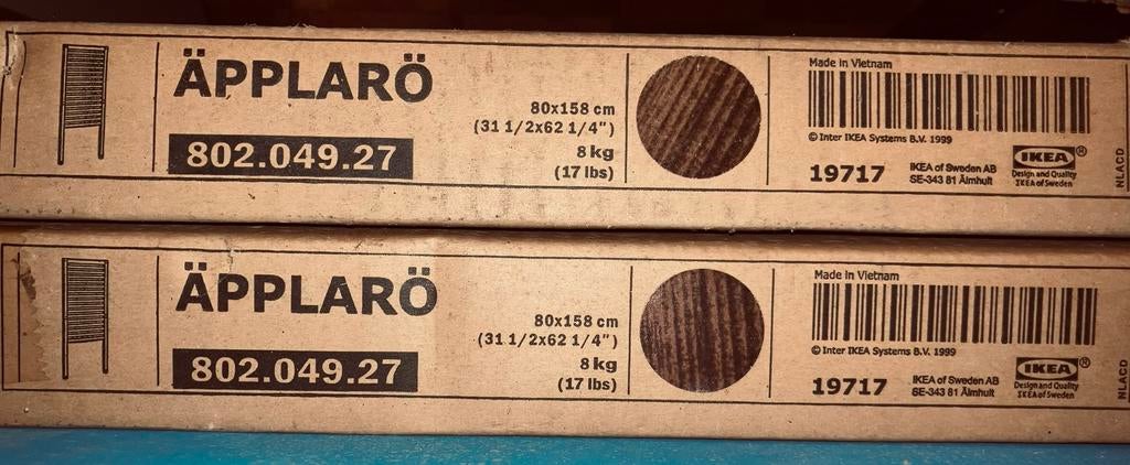 Ikea Applaro panelen, Ophalen, Nieuw