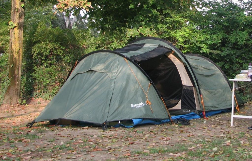 Superfijne Eureka Bighorn 3XDi 3-p. tent met grote luifel, Caravans en Kamperen, Tenten, Ophalen, Zo goed als nieuw, Tot en met 3