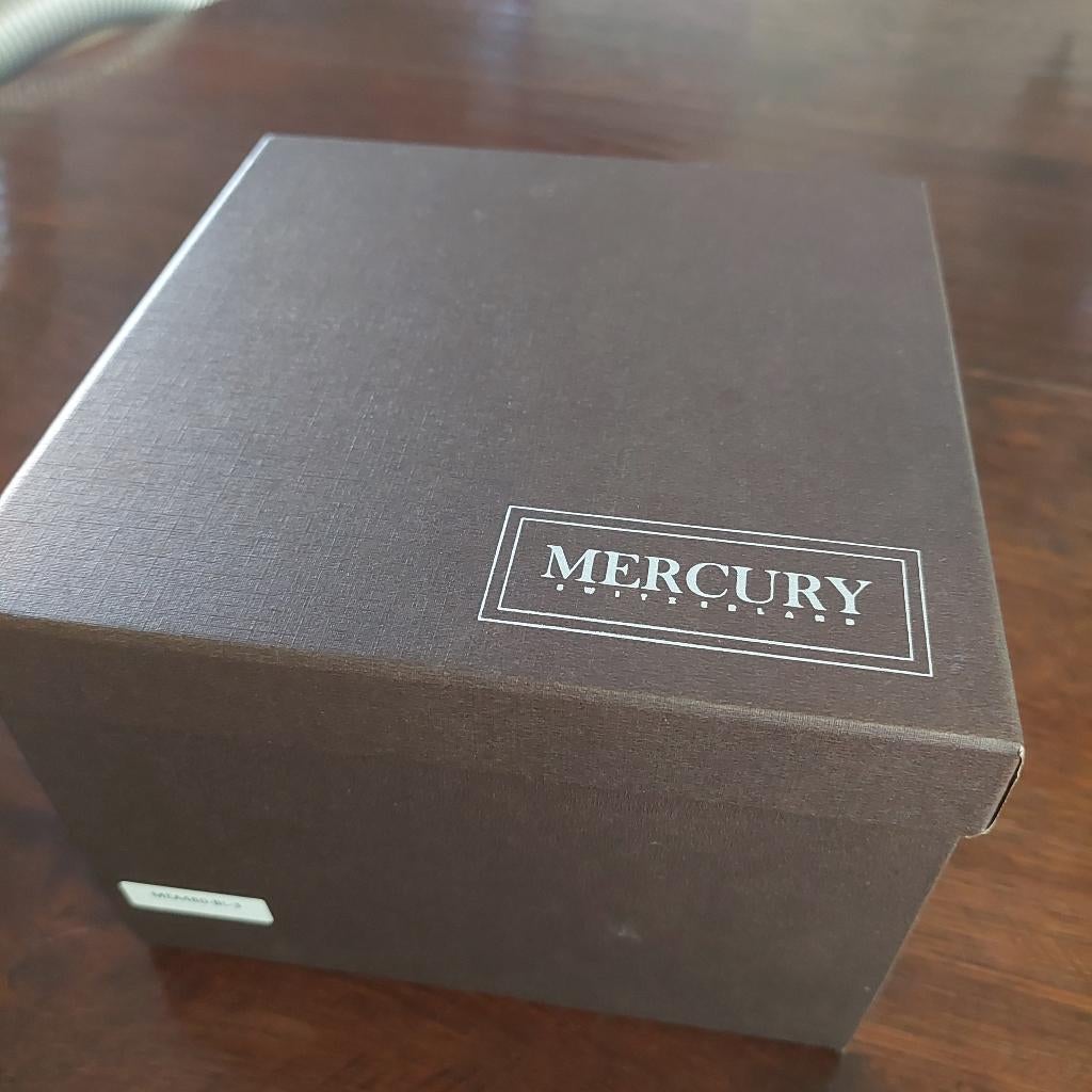 Horloge  Mercury, Leer, Staal, Polshorloge, Nieuw