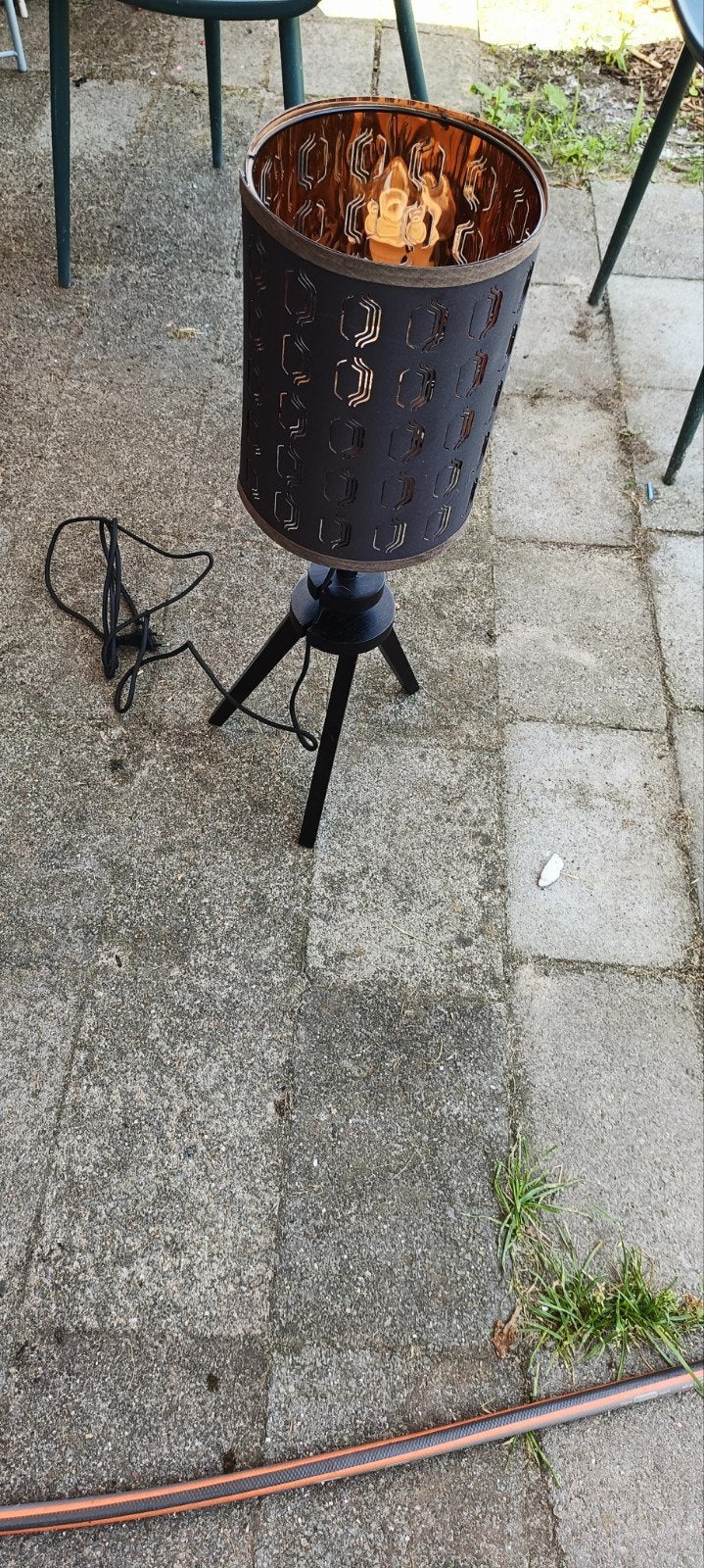 IKEA staande lamp met driepoot - 60cm hoog, Ophalen, Gebruikt, Textiel, Minder dan 100 cm
