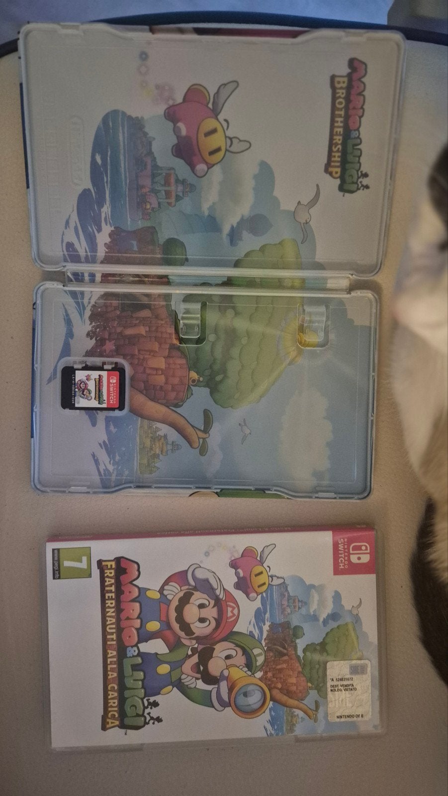 Mario & Luigi: Brothership (IT versie) + Steelbook, Ophalen of Verzenden, Zo goed als nieuw, Met games, Switch Original