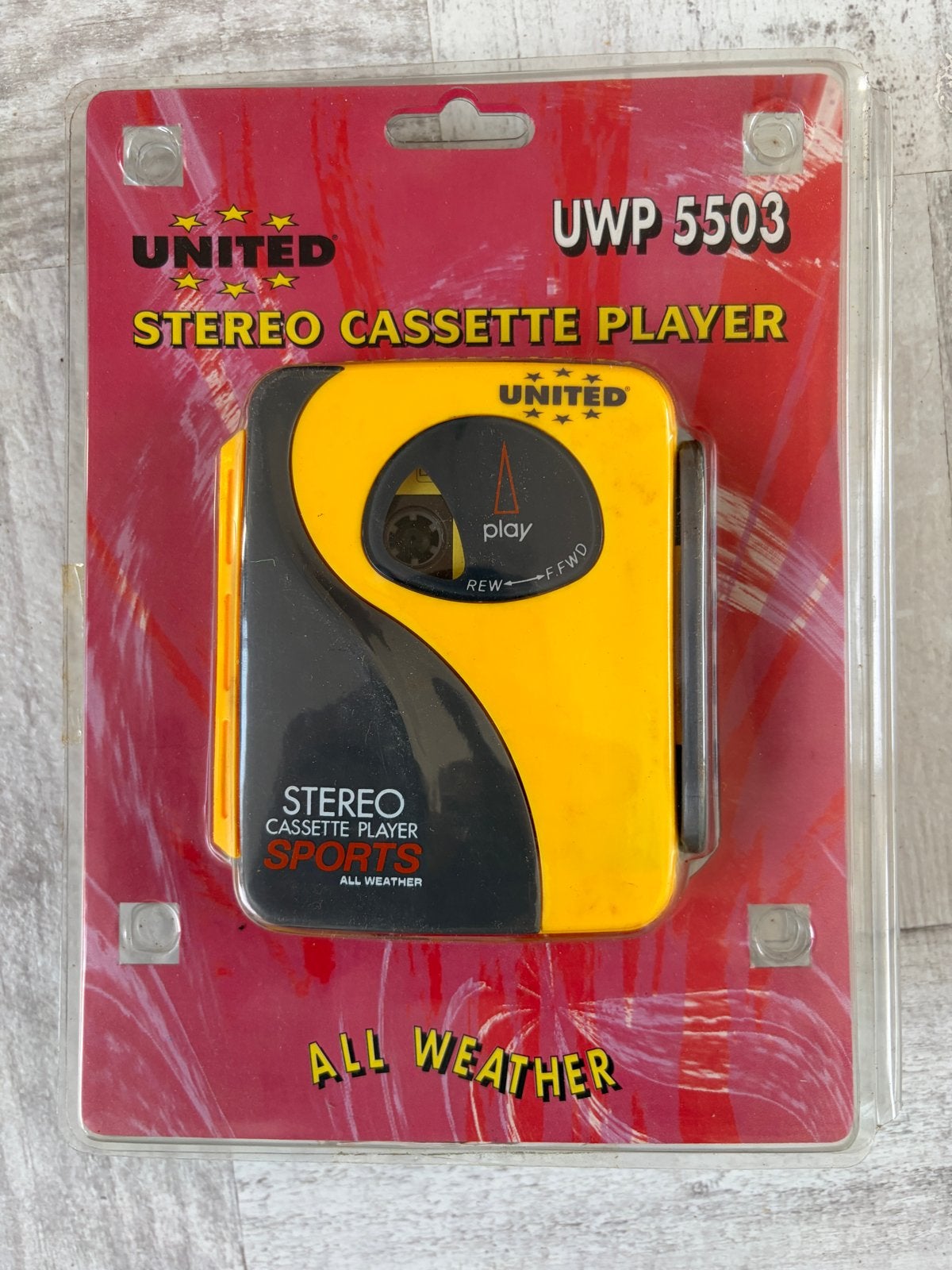 UNITED UWP 5503 Stereo Cassette Player - Nieuw in verpakking, Ophalen of Verzenden, Walkman